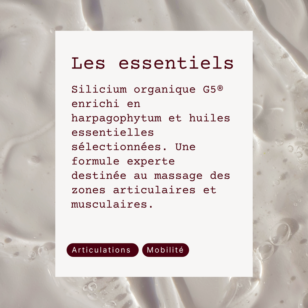Silicium Organique - Gel Sili-G5 Plus
