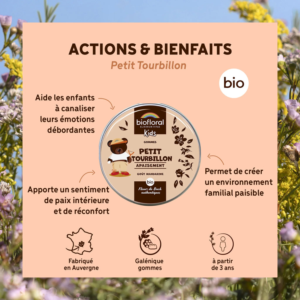 Gommes Fleurs de Bach ''Petit Tourbillon''