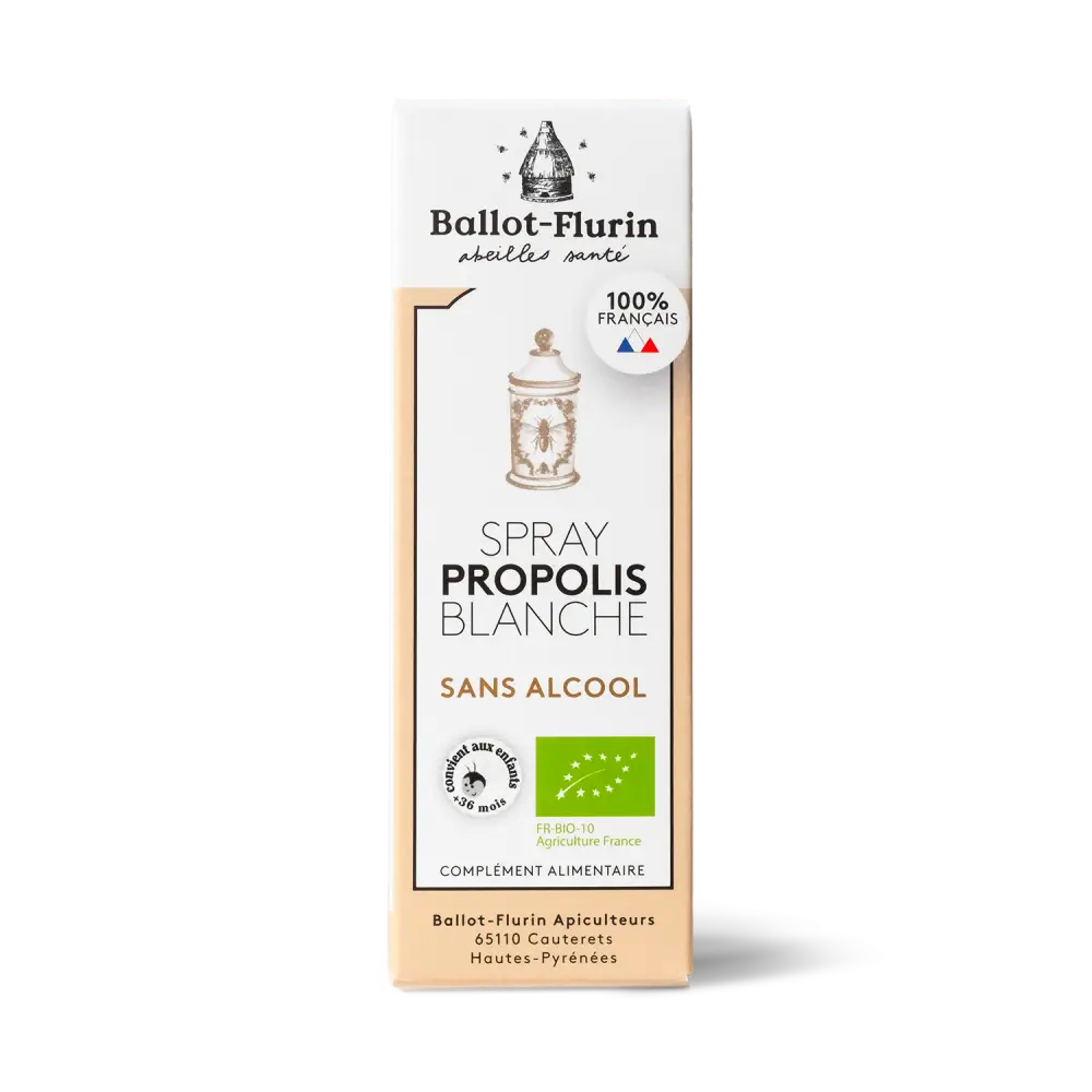 Spray mit weißer Propolis