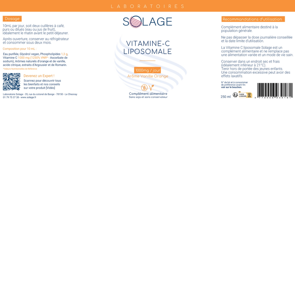 Liposomales Vitamin C flüssig